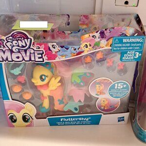 my little pony fim g4 nib fluttershy land & sea snap on fashion